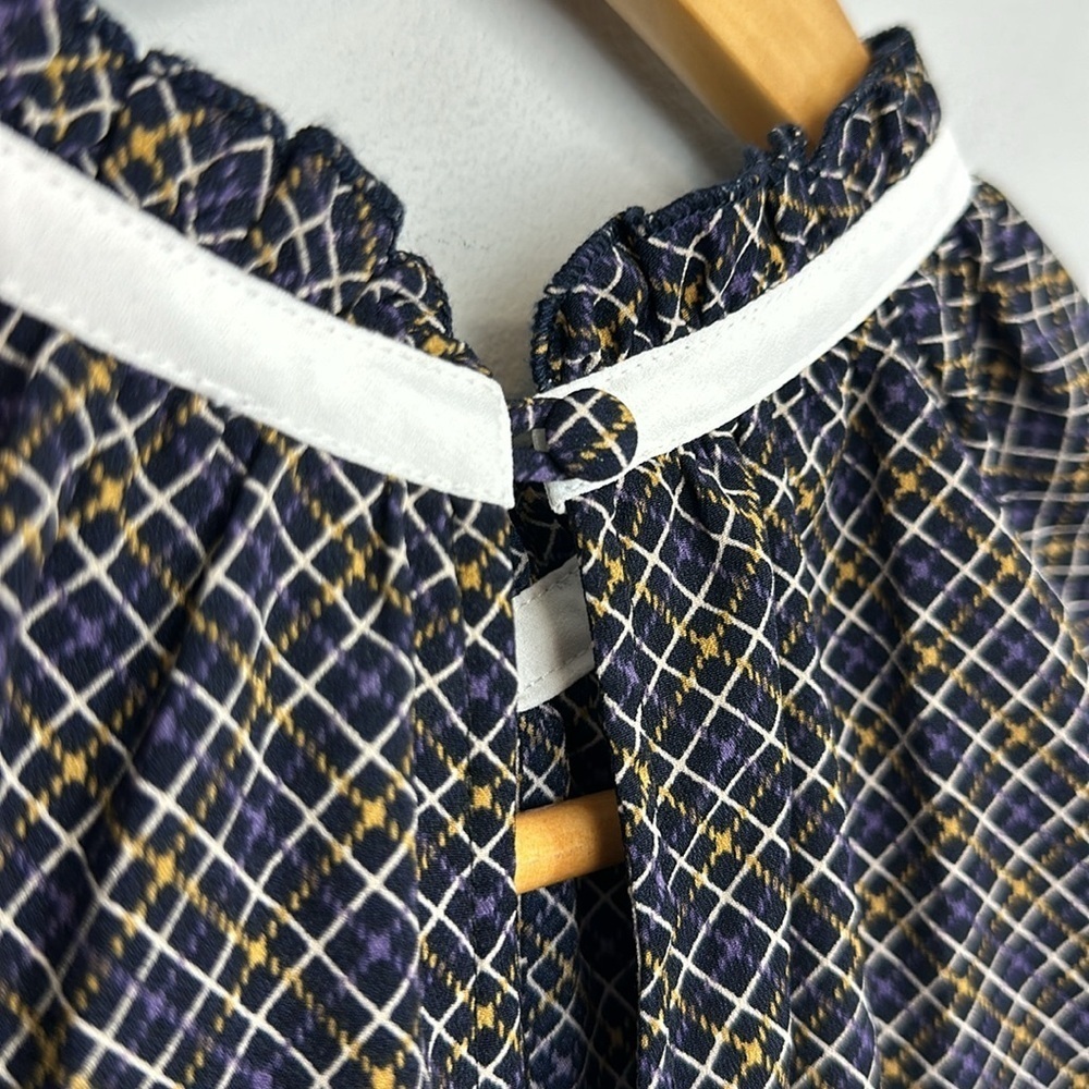 Unique Vintage Black and White Midi Dress - Picture 5 of 7